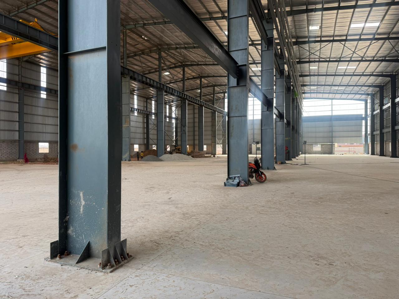 Industrial warehouse interior