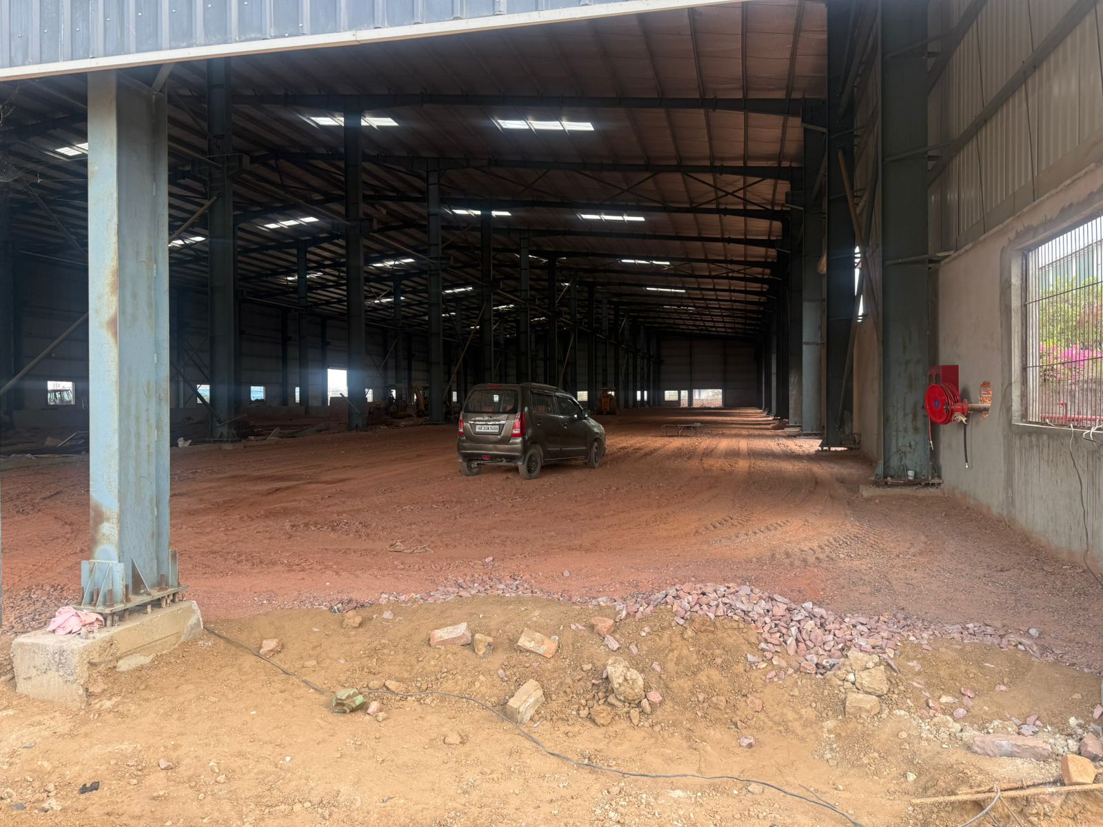Industrial shed interior Prithla