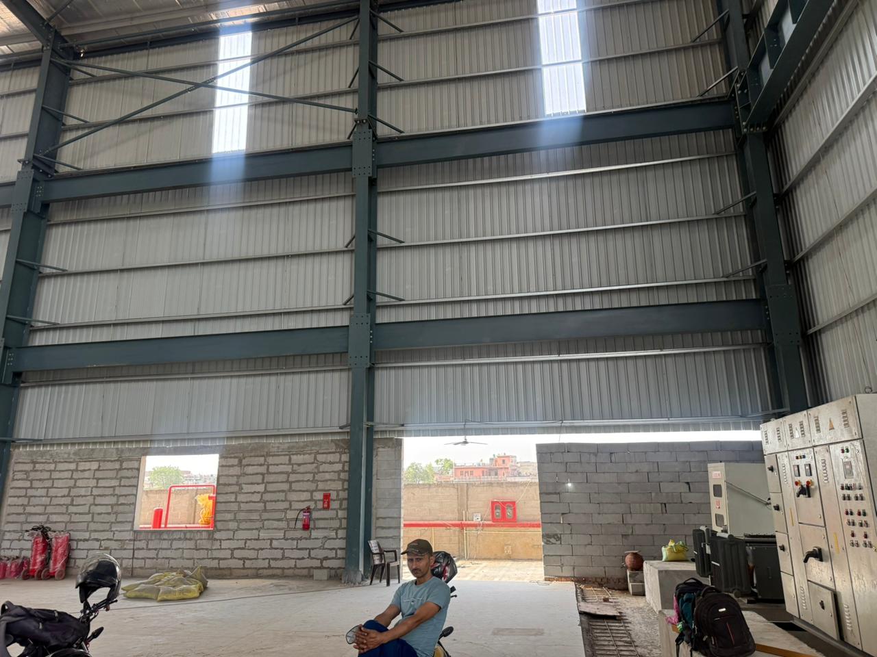 Factory with power connection